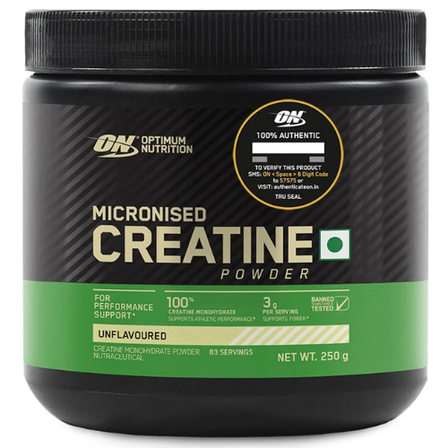 Optimum Nutrition Micronised Creatine Powder - 250 Grams/83 Servings