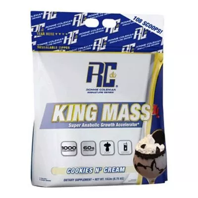 Ronnie Coleman King Mass, 15 Lbs/6.80 Kilograms - Cookies & Cream