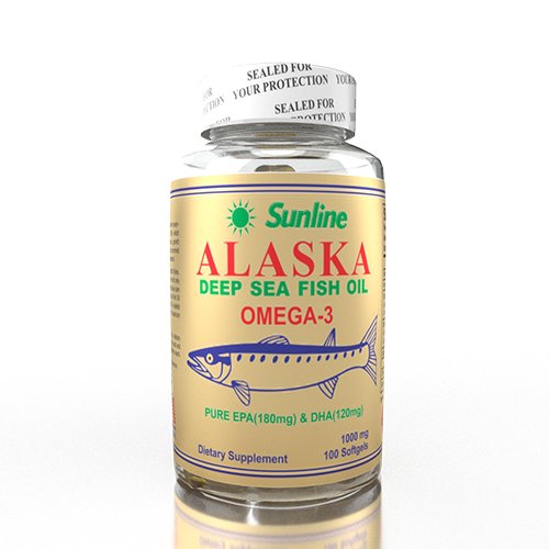 Sunline Alaska Fish Oil Omega 3 - 100 Softgels - FitBasket