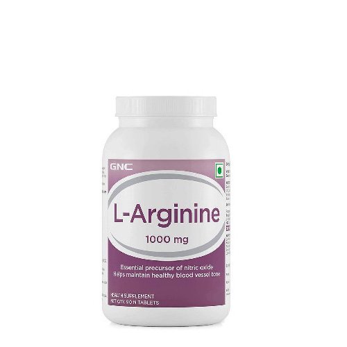 GNC L Arginine 1000 mg 90 Tablets | FitBasket | Authentic Products