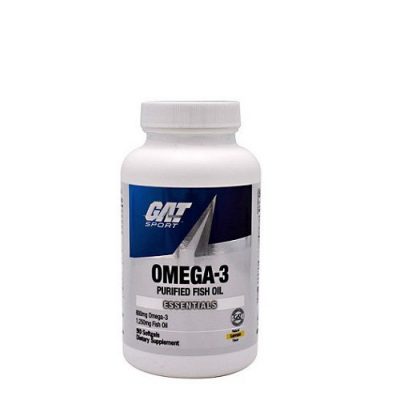 Gat Sport Omega 3 Purified Fish Oil, 90 Capsules