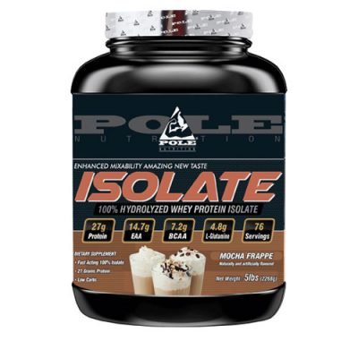 Pole Nutrition Isolate Protein, 5Lbs, 76 Servings
