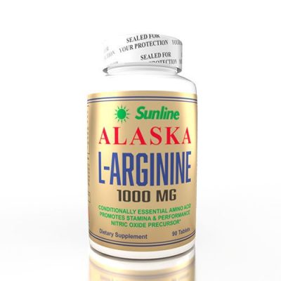 Sunline Alaska L Arginine 1000 mg 90 Capsules