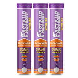 Fast and Up Vitalize Multivitamins Combo of 3 Tubes