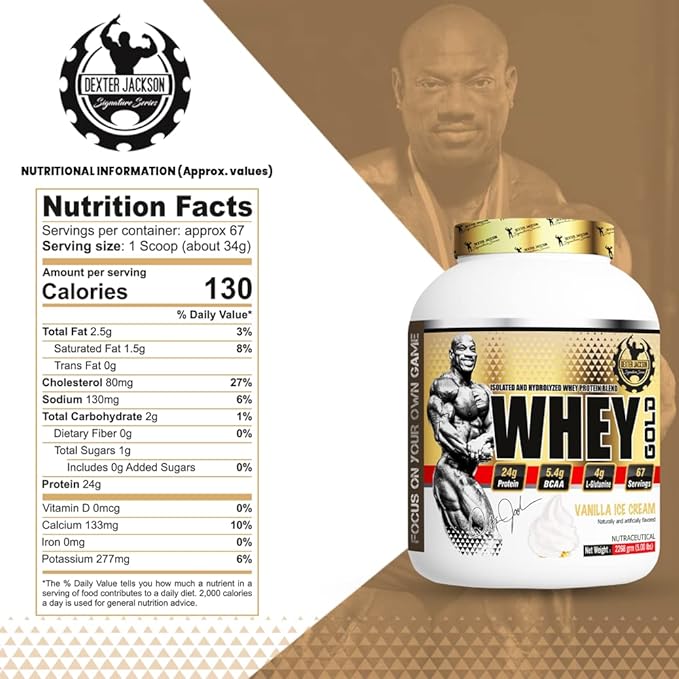 Dexter Jackson Whey Proteins Gold