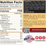 Dexter Jackson Whey Protein Isolate – 5 Lb/2.27 Kg facts