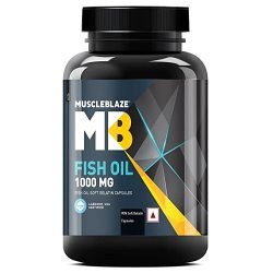 MuscleBlaze Fish Oil 1000 mg - 90 Softgels