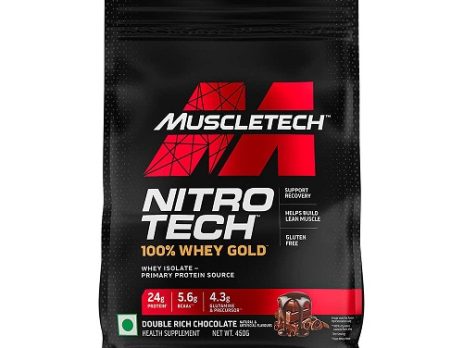 MuscleTech NitroTech 100% Whey Gold - 1 Lb/450 Grams