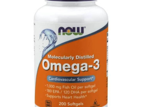 Now Omega 3 Fish Oil - 200 Softgels