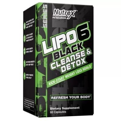 Nutrex Lipo 6 Black Cleanse & Detox - 60 Capsules