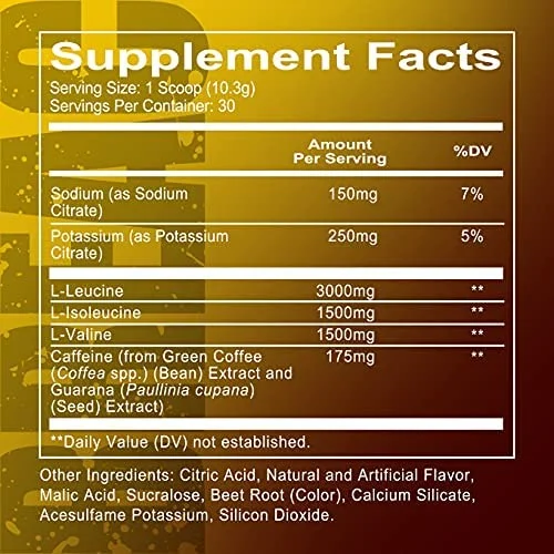 Redcon1 Breach BCAA + Energy 309 Grams/30 Servings FitBasket