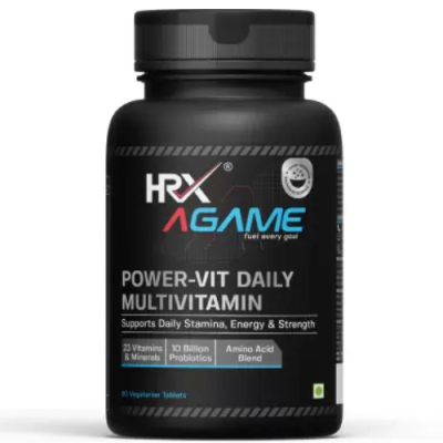 HRX Agame Power-Vit Daily Multivitamin - 60 Tablets