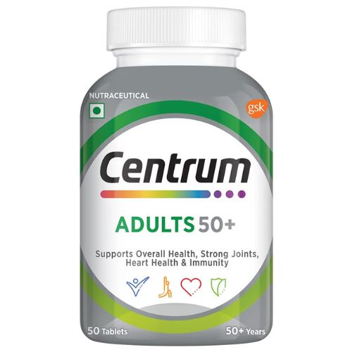 Centrum Adults 50+ Multivitamin – 50 Tablets