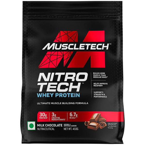 MuscleTech Nitrotech Whey Protein – 1 Lbs450 Grams
