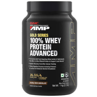 GNC AMP Gold Series 100% Whey Protein - 1 Kg