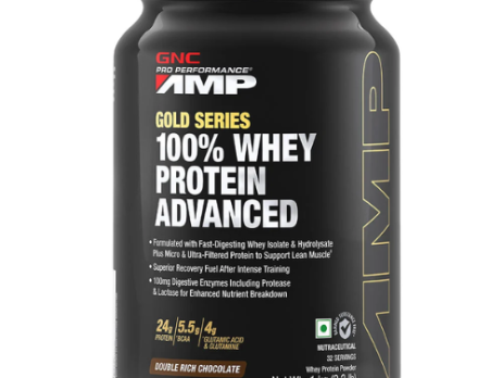 GNC AMP Gold Series 100% Whey Protein - 1 Kg