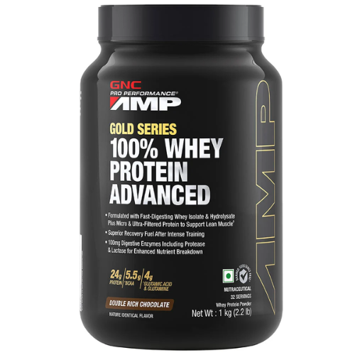 GNC AMP Gold Series 100% Whey Protein – 1 Kg