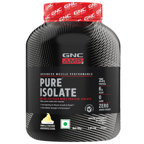 GNC AMP Pure Isolate Whey – 4 Lbs
