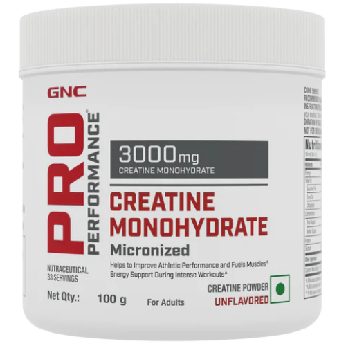 GNC Pro Creatine Monohydrate – 100 Gram33 Servings