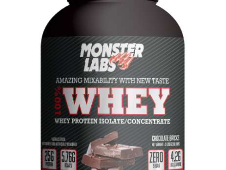 Monster Labs 100% Whey Protein - 5 Lb/2.27 Kg
