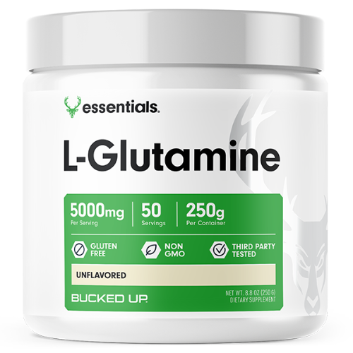Bucked Up L-Glutamine – 50 Servings ( Unflavored)