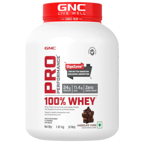 GNC Pro Performance 100% Whey Protein – 4 Lbs1.81 Kg