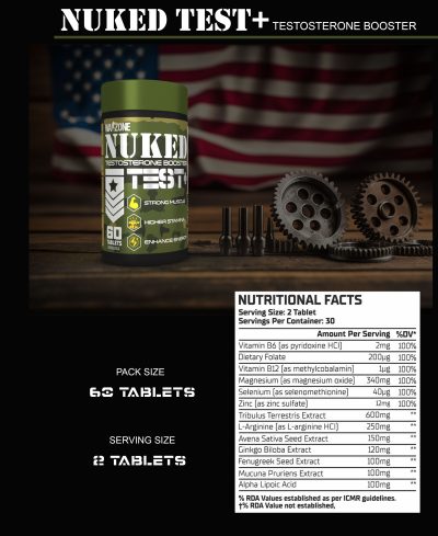 Warzone Nuked Test+ Testosterone Booster