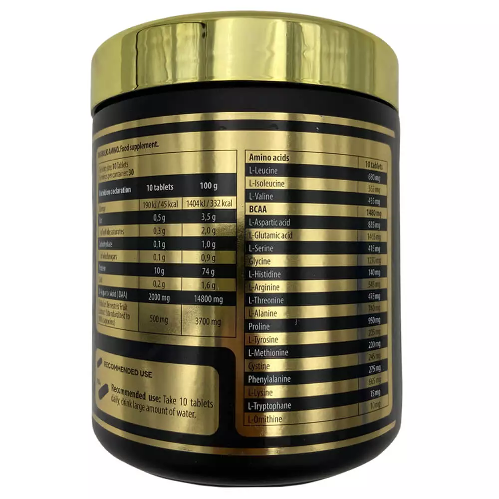 anabolic amino supplement facts