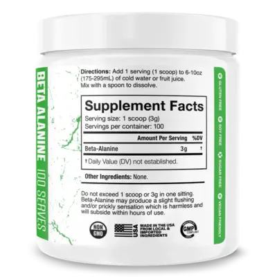 JNX Sports The Curse Beta Alanine facts